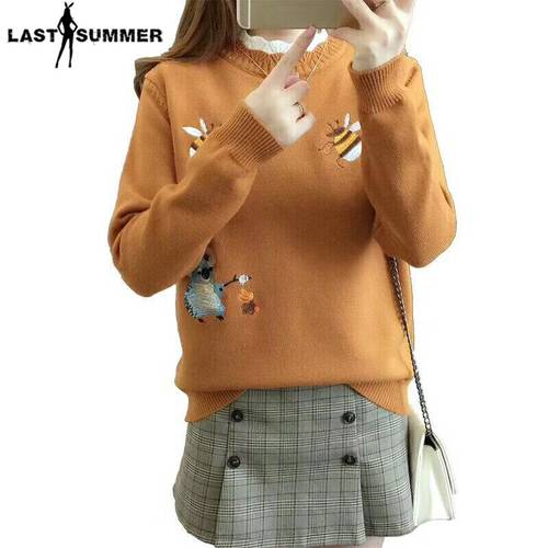 New Fashion 2022 Autumn Winter For Women Cashmere Sweater Women Sweaters Thick loose Warm Knitted Sweet Pullovers Sweaters