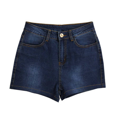 Classic Blue Denim Shorts For Women Summer New Trendy Slim Casual Plus Size XXXL Women&39s High Waist Shorts Short Jeans