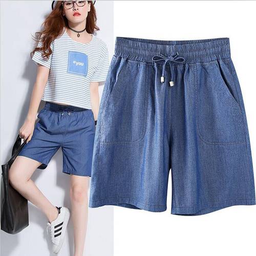 Euro Style Women Denim Shorts 2022 Summer Solid All-Match Mid Waist Jeans Shorts With Pocket Comfortable fashion shorts