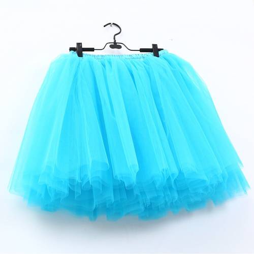 2022 Summer Lovely Fluffy Soft Tulle Tutu Skirt Pettiskirt 26 Colors Skirts For Mother Daughter Pleated Skirts