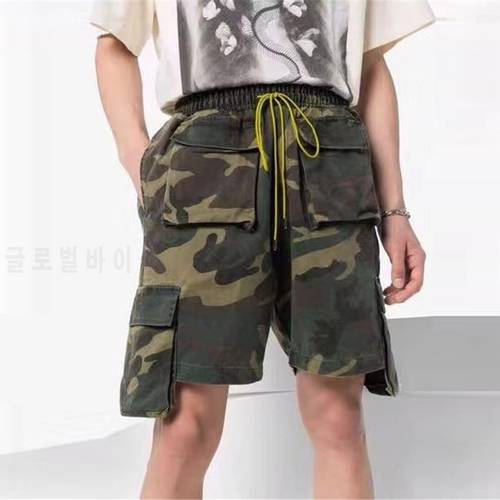 BF Style Shorts Women Vintage Fashion Multi-pockets Camouflage Cargo Shorts 2022 Streetwea All Match Casual Cadet camo Shorts