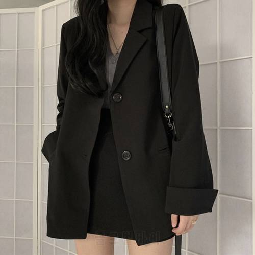 High Quality New Autumn Fashion Black Formal Blazer Suit Jacket Slim Office Causal Coats Work Wear Lady Coat Jacket Women