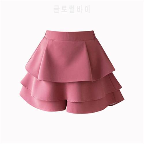 Summer Women Skirt large size Women&39s Skirt Casual Ruffles vestidos Cake skirt fat mm high waist short skirt pants FC99