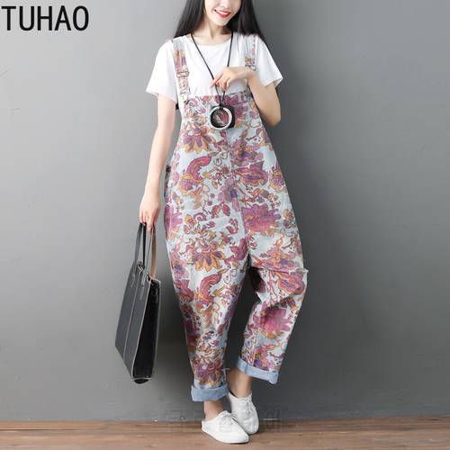 Spring Summer High Waist Jeans Trousers for Women Large Sizes Boyfriends Cowboys Vintage Jumpsuits Female Overalls