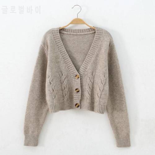 Woman Sweaters Women&39s Sweater 2020 Autumn Single-Breasted Knitted Cardigan Jacket Femme Chandails Pull Hiver