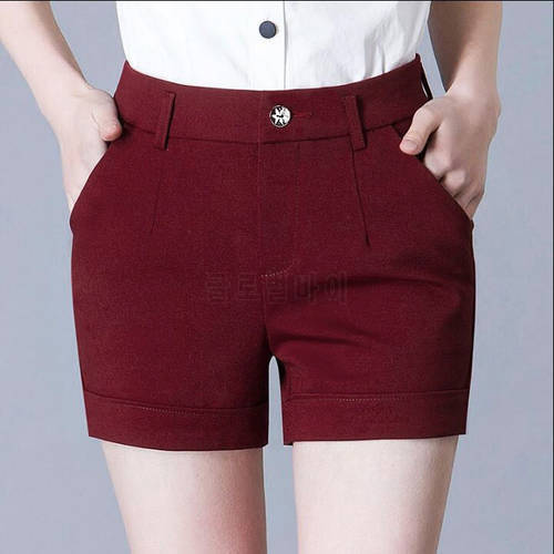 Women&39s Summer Shorts Plus Large Size High-waisted Shorts Ladies Slim Fit Casual Women Shorts Comfort Straight Shorts Feminine