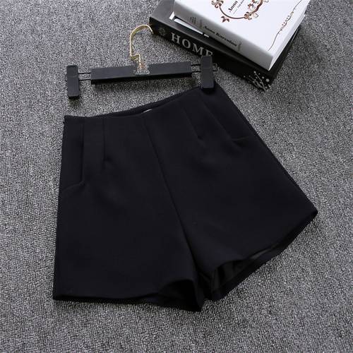 2022 New Women Summer High Waist A-Line Shorts Casual Suit Shorts Women Solid Color Short Pants All-match Fashion Ladies Shorts