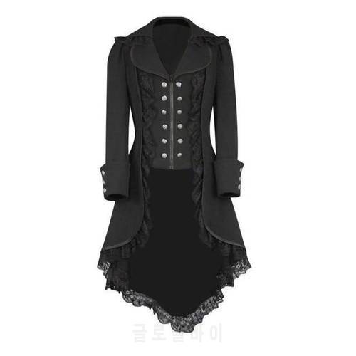 Gothic coat blazer steampunk tuxedo black gothic Victorian ladies coat