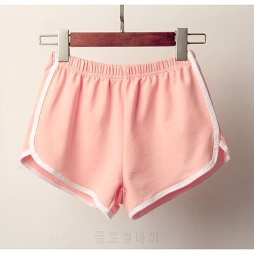 Sports Shorts Women Summer 2020 New Candy Color Anti Emptied Skinny Shorts Casual Lady Elastic Waist Beach Correndo Short Pants