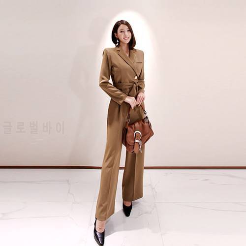 Fashion women new arrival casual comfortable jumpsuit vintage work style temperament wild trend high quality elegant cute romper