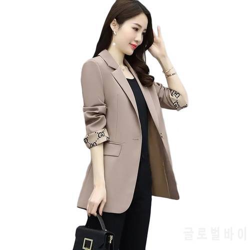 Women&39s Plus Size Blazer Thin Suit Jacket Women Spring Summer New Casual Suits Outerwear Fashion Professional Suits Jackets 4XL