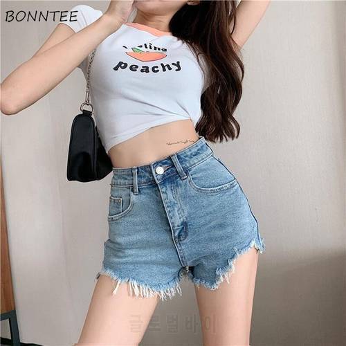 Shorts Women Summer Mature Ins S-5XL Leisure All-match High Waist Sexy Denim Fit Vintage Trendy Female Ulzzang New Solid Pockets