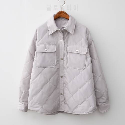 2022 Casual Autumn Fashion New Design Shirt Pattern Jacket Women Single breasted outerwear