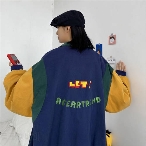 2021 new loose jacket women spring and autumn new loose Korean and American streetwear top women&39s oversized jacket