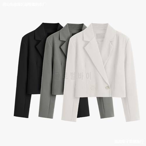 Suit Korean women&39s suit design jacket new jacket 2021 spring and autumn short suit women blazer set jackets women