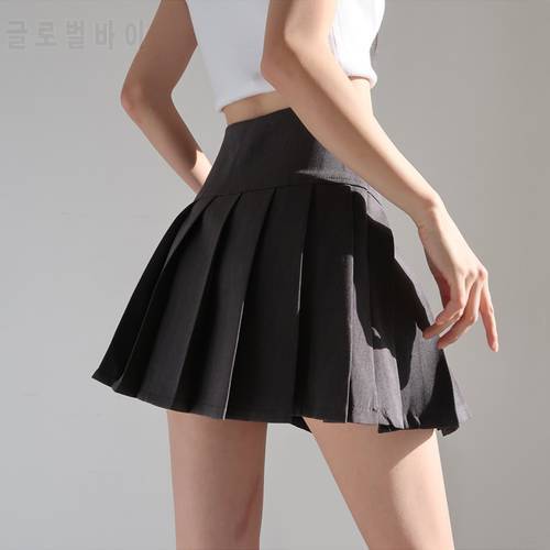 Women Petite High Rise Pleated Mini Skirt With Zip-side Fastening
