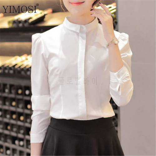 2020 Spring New Women Blouse Shirt Long Sleeve Slim Casual Tops Korean Lady Office OL Style White Shirt Blusas