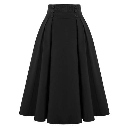 Black Skirt Women Korean Fashion Casual Pleated Skirt With Pleated Sexy Vintage Oversized Pleated Sexy Skirts Womens 2021
