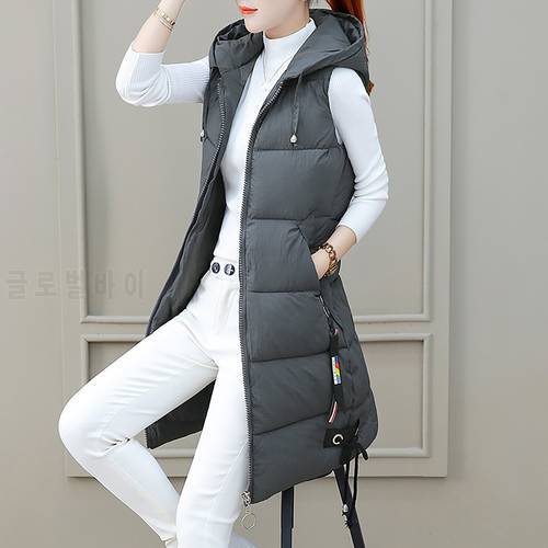 Women&39s Winter Warm Cotton Jacket 2021 New Coat Solid Color Hooded Single Breasted Ladies Medium Length Slim Plus Size Coat