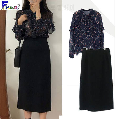 New Arrivals Skirts Womens Basic Wear Autumn Fall Design Slit Preppy Style Girl Korea Japan Clothes Black Skirt High Waist 8012