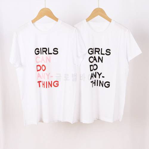 Women T-shirt 2021 New Women Short Sleeve Round Collar T-shirt English Printed Straight Tube White City Casual T-shirt