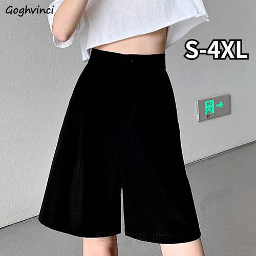 Shorts Women Pockets Casual Solid Comfortable Fashion Cool Girls Stylish Ulzzang Chic Streetwear Folds Loose All-match Tender BF