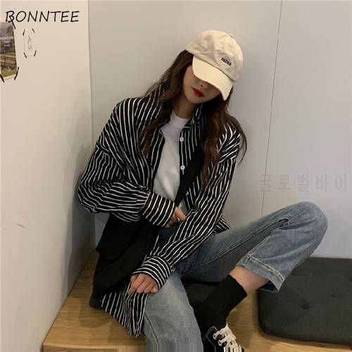 Shirts Women Korean Style High Quality Female Trendy Students Daily Harajuku Womens Streetwear Clothing All-match Blouses Daily