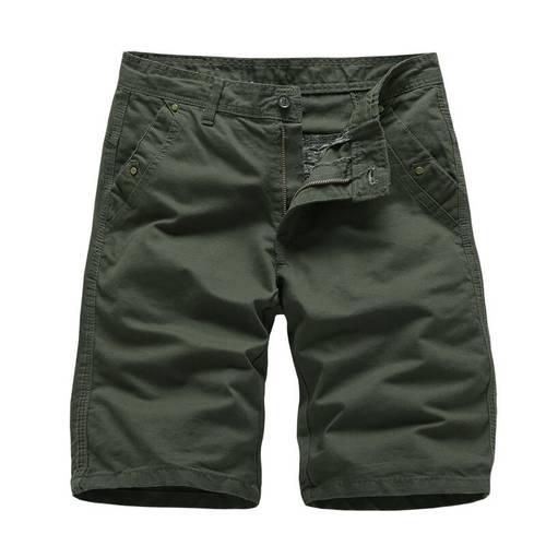 Brand New Mens Cargo Shorts 2022 High Quality Black Military Short Pants Men Cotton Solid Casual Beach Shorts Men Summer Bottom