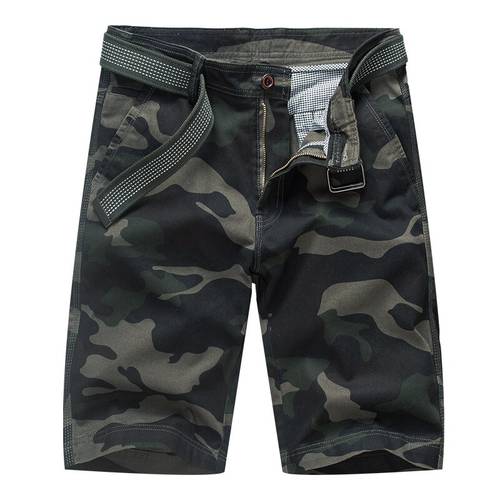 Camouflage Mens Military Cargo Shorts 2022 Brand New Army Tactical Camo Shorts Men Cotton Loose Work Casual Short Pants
