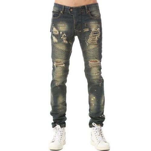 New men&39s fashion hole jeans slim jeans big size 28-40