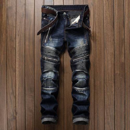 NEW Plus Size 30-38 New fashion 2018 Denim jeans classics jeans Slim Designer jeans pants clothing