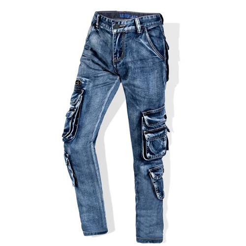 Men&39s Retro Cargo Jeans Multi Pockets Washed Straight fit Denim Pants Men&39s Brand Overalls Jeans x1650