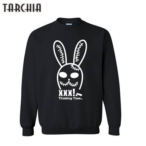 TARCHIA Fashion Rabbit Print Hoodies Men Sportswear Casual Mens Hoody Sweatshirt Slim Pullover Male Hoodie Jacket