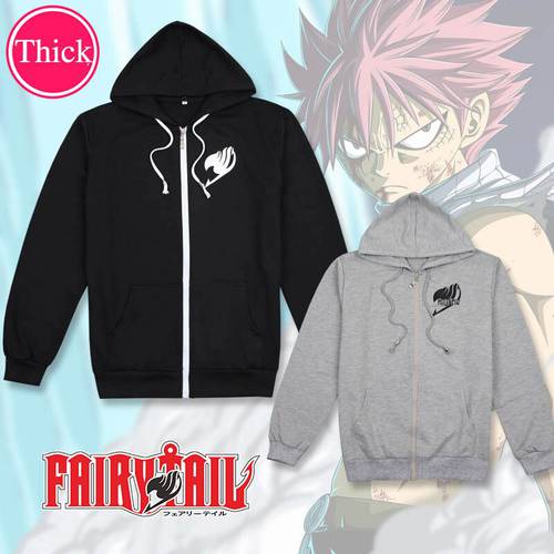 Fairy Tail unisex winter Coat mens hoodies and sweatshirts Cosplay Costume girls clothes womens clothing Outwear Cartoon Tops