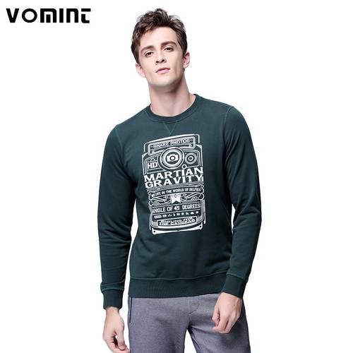vomint Brand fashion men hoodies design Print casual male pullover mens crewneck Long Sleeve Round Neck sweatshirt S6WT005