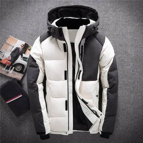 2022 Winter New Casual and Fashionable Men&39s Short Down Duck Jacket Thick Warm Windproof Men&39s Coat Brand Clothing