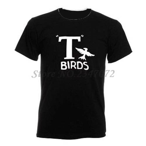 T Birds Ringer T Shirt Grease John Travolta Olivia Newton John