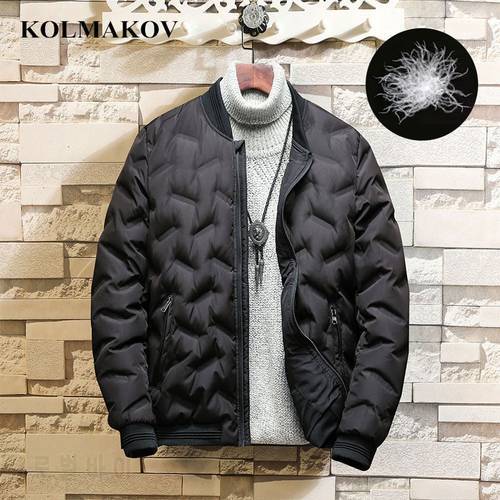 KOLMAKOV New Men&39s 85% Duck Down Coat Thick Winter Outwear Mens Bomber Jackets and Coats 2022 Warm Short M-3XL Duck Down Jackets