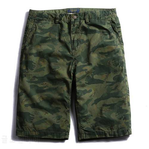 2020 Green Military Camo Cargo Shorts Summer Fashion Camouflage Multi-Pocket Army Casual Shorts Homme Bermudas Masculina