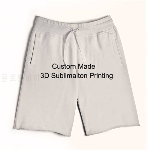 REAL AMERICAN US SIZE Custom your own 3D Sublimation Print Fifth & Seventh sports Shorts with String