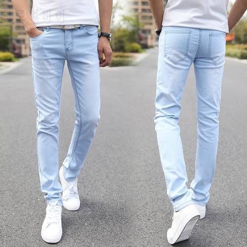 Men&39s Winter Jeans Warm Slim Straight 2022 Jeans Men Business Fashion Thick Cowboy Trousers Fleece Stretch Warm Denim Pants Male