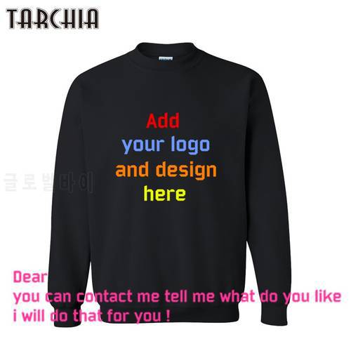 TARCHIA Free Shipping Fashion Casual Parentalmen Sweatshirt Custom Printed Personalized Designer Logo Mens Coat Boy Hoodies
