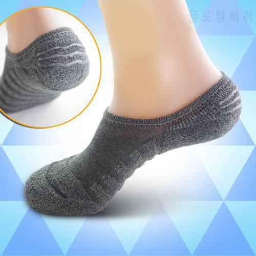 New Shallow mouth Men Socks Slippers Cotton Silicone Invisible Boat Socks Absorbent Series Stealth design Pile Loop Socks F0251