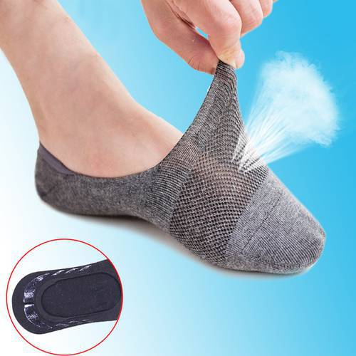 Men Summer Socks 5Pairs/Lot Fashion Casual Cotton Men Socks Male Brief Breathable Invisible Slippers Shallow Mouth No Show Sock