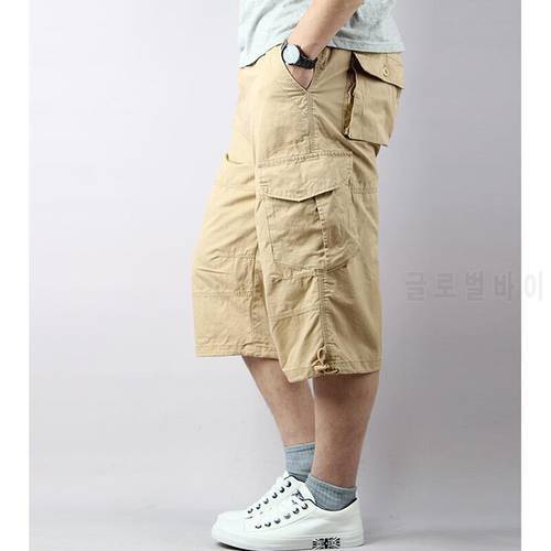 New Summer Men&39s 7 Minutes Pants Casual Baggy Pants Loose Overall Man Male Short Trousers