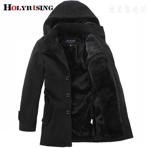 Holyrising winter jacket men thicken coat weight 1.5kg-2.2kg fashion mens jackets and coat men&39s outerwear winter coat 1300041