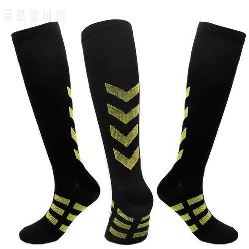 david angie Stripe Unisex Men Women Compression Knee High Socks Gradient Pressure Anti-Fatigue Leg Support Socks,1Yc4664