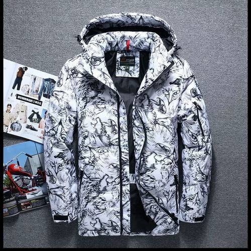 Autumn Winter outdoor camouflage men&39s down jacket High quality cold and windproof coat Youth warm hooded padded short section