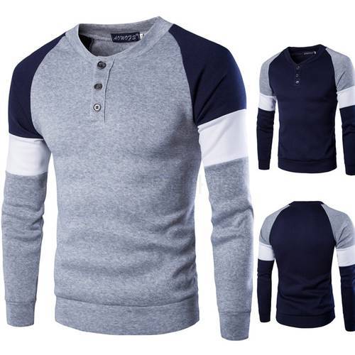 2020 Men&39s Spring Sweater Male Long Sleeve Tops Cotton Slim Fit Solid Color Slim Fit Casual Streetwear Sweatshirts