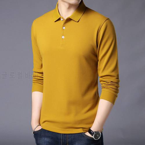 MRMT 2022 Brand New Men&39s T-shirt Long-sleeved Solid Colour Pure Cotton T-shirt for Male Sweater Knit Bottom Shirt Tops Tshirt
